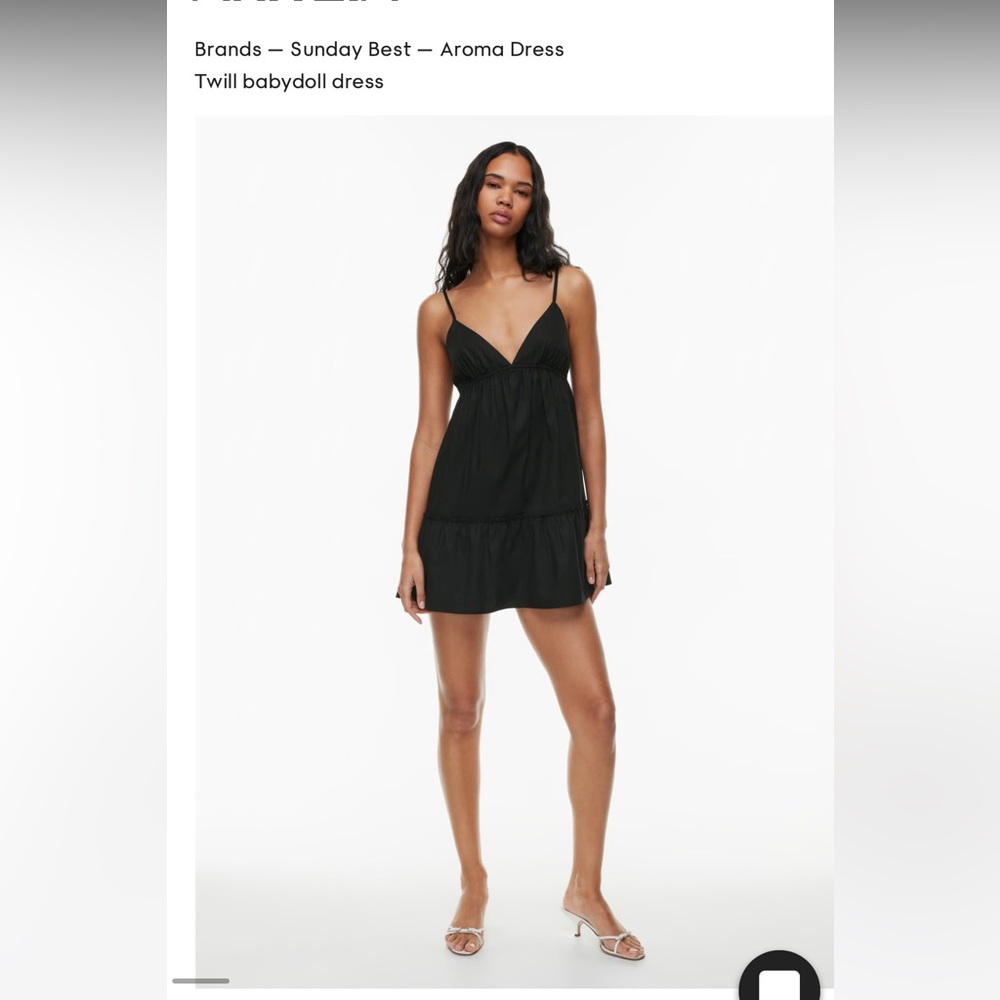 Aritzia - cotton babydoll dress - tickets on!
